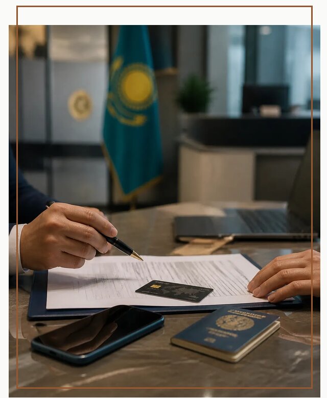 Открытие счета и банковской карты в Казахстане в Вязниках